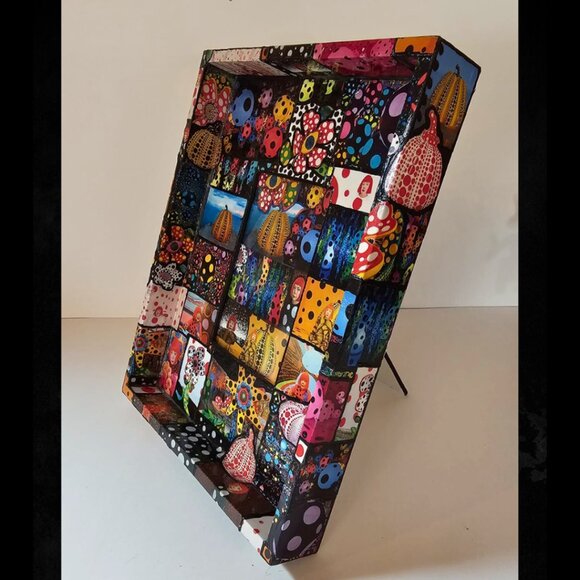 Colorful Photo Frame | Hand painted | Tabletop Display | New & Gift-Ready - Picture 1 of 4